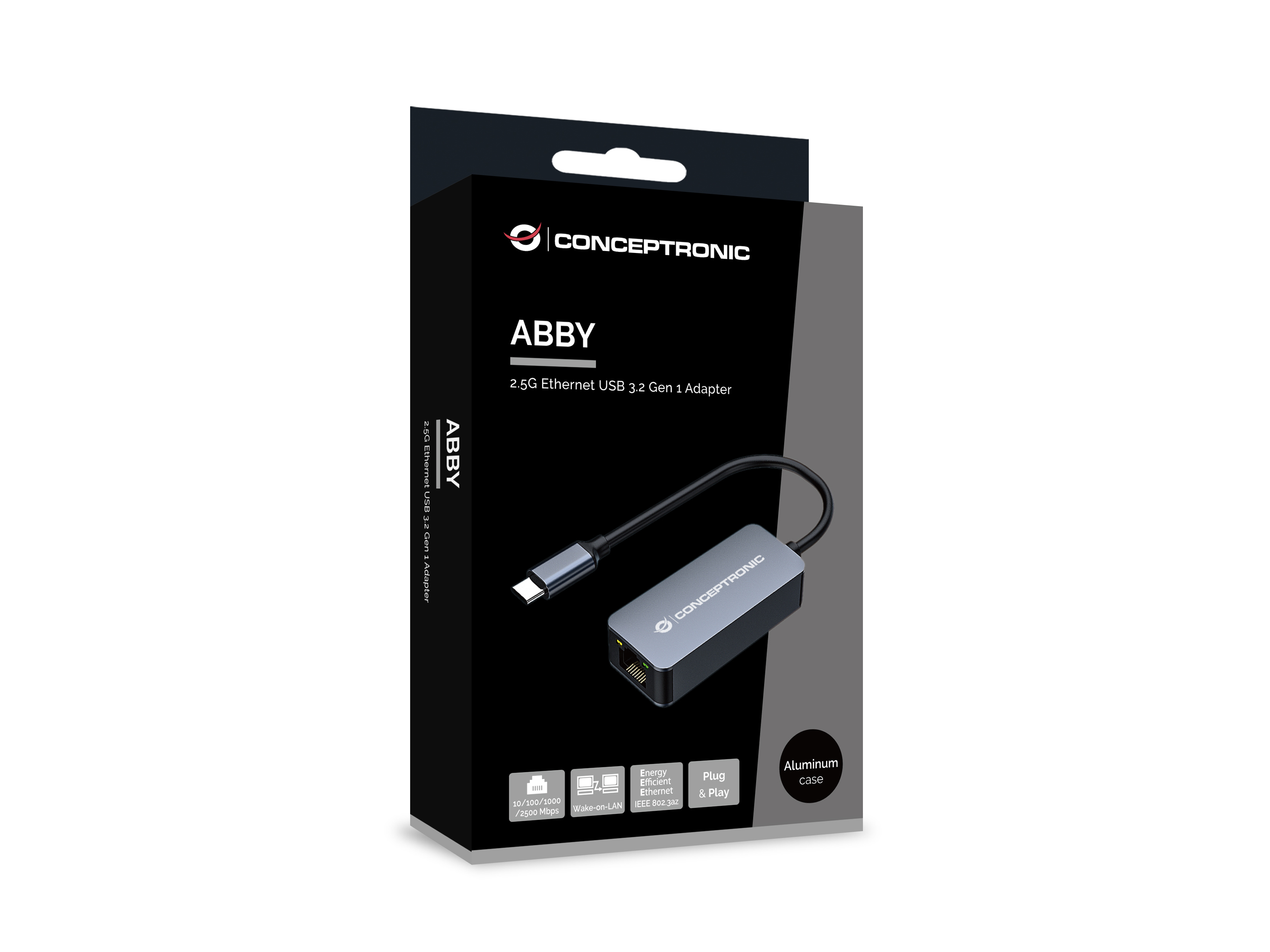 Conceptronic ABBY12GC netværkskort Ethernet 2500 Mbit/s