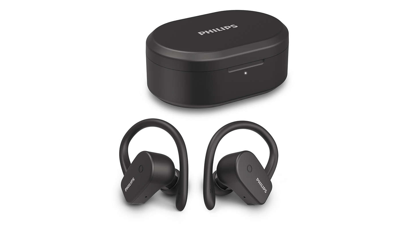 Philips TAA5205BK/00 hovedtelefoner/headset True Wireless Stereo (TWS) Ørekrog, I ørerne Sport Bluetooth Sort