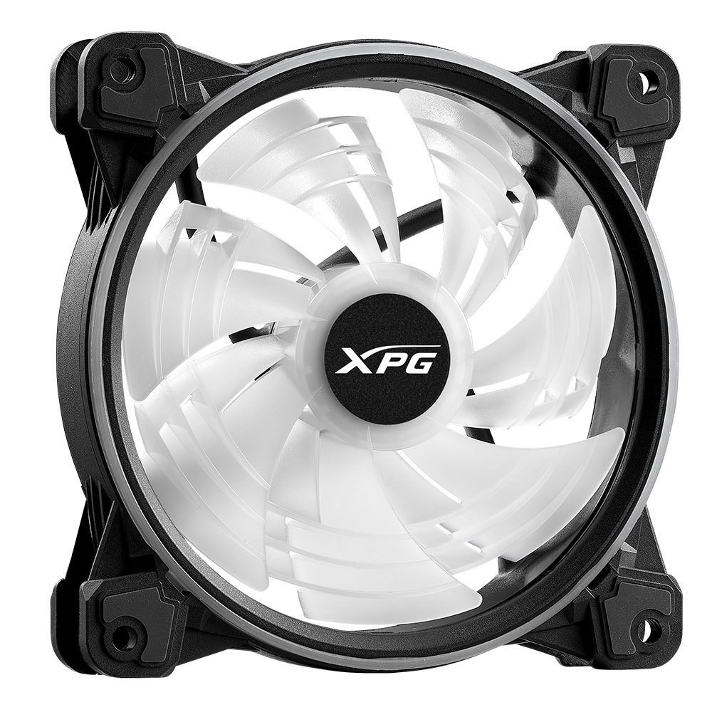 XPG HURRICANE 120 ARGB PWM Bundkort Ventilator 12 cm Sort 1 stk