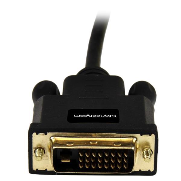 StarTech.com MDP2DVIMM10B videokabel adapter 3 m mini DisplayPort DVI-D Sort