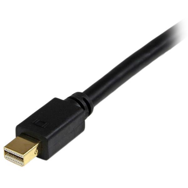 StarTech.com MDP2DVIMM10B videokabel adapter 3 m mini DisplayPort DVI-D Sort