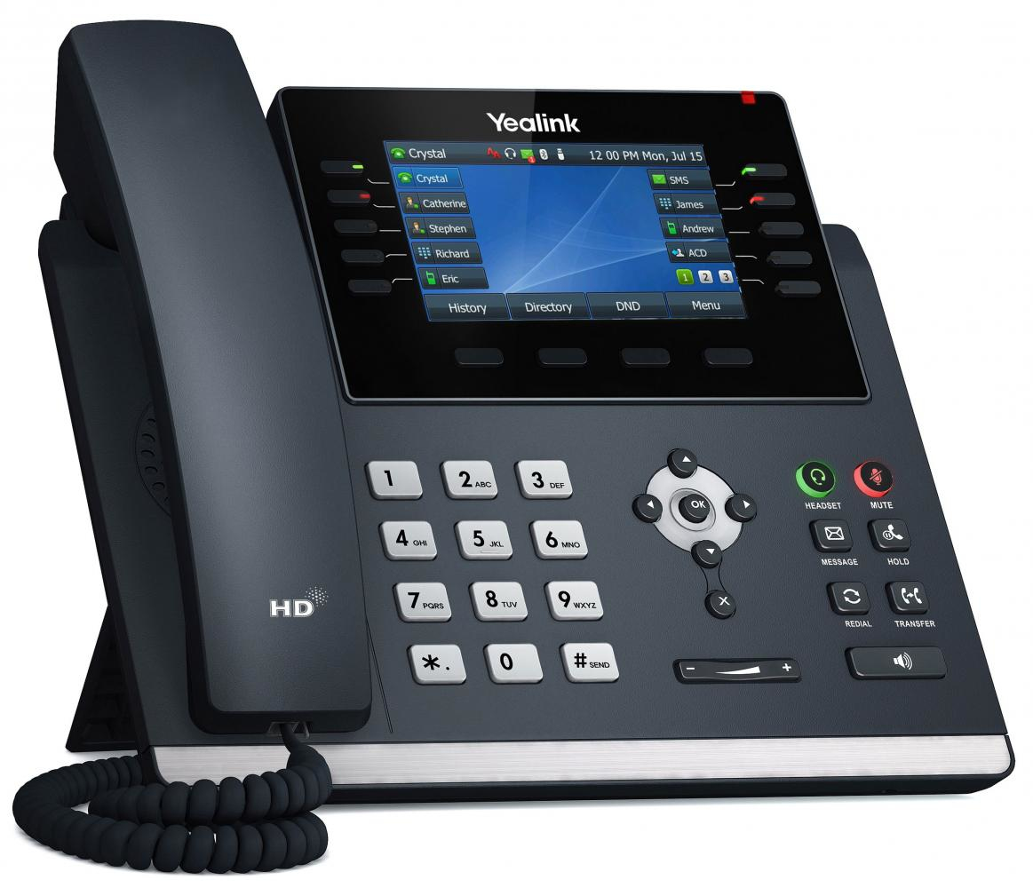 Yealink SIP-T46U IP-telefon Grå LCD Wi-Fi