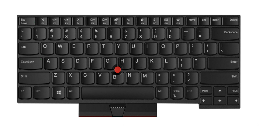 Lenovo 01HX528 laptop reservedel Tastatur