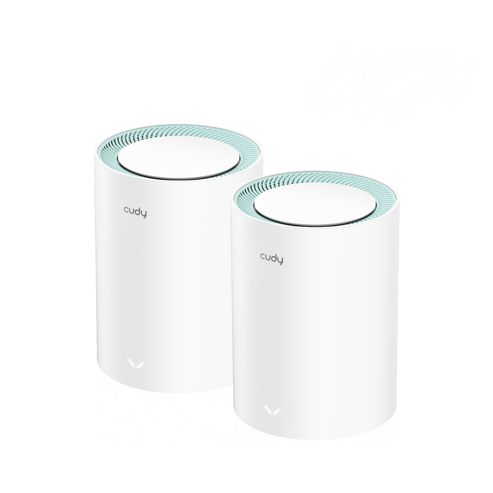 Cudy M1300 2-PACK mesh Wi-Fi-system Dual-band (2,4 GHz / 5 GHz) Wi-Fi 5 (802.11ac) Hvid 1 Intern