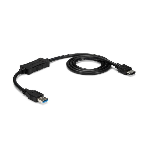 StarTech.com USB3S2ESATA3 USB-kabel 0,9 m USB A Sort