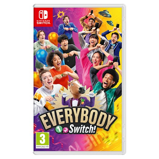 Nintendo Everybody 1-2-Switch! Standard Traditionelt kinesisk, Tysk, Hollandsk, Engelsk, Spansk, Fransk, Italiensk, Japansk, Koreansk, Russisk Nintendo Switch
