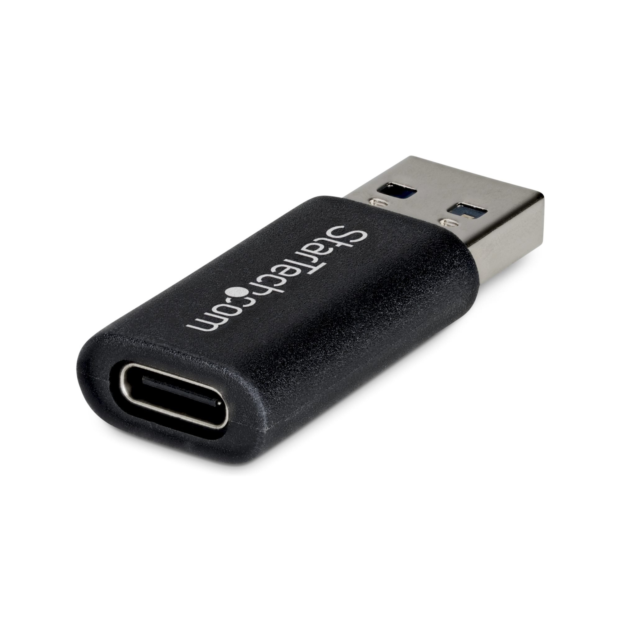 StarTech.com U32-AMCF-USBADAPTER kabel kønsskifter USB-A USB-C Sort