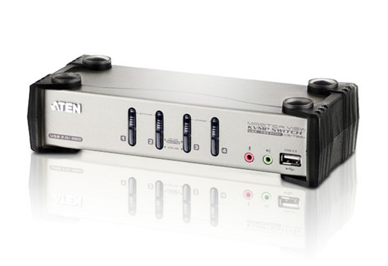 ATEN CS1734B-AT-G KVM Switch Sort, Metallic