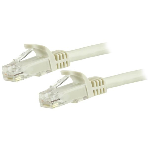 StarTech.com N6PATC150CMWH netværkskabel Hvid 1,5 m Cat6 U/UTP (UTP)