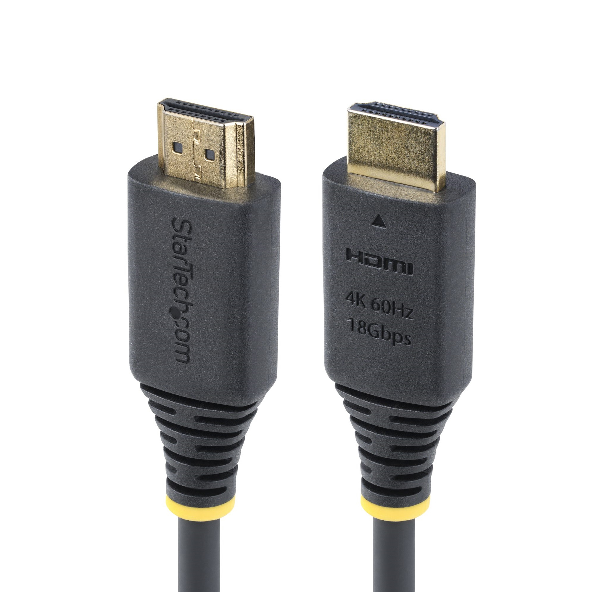 StarTech.com HDMI2-CABLE-4K60-4M HDMI-kabel HDMI Type A (Standard) Sort