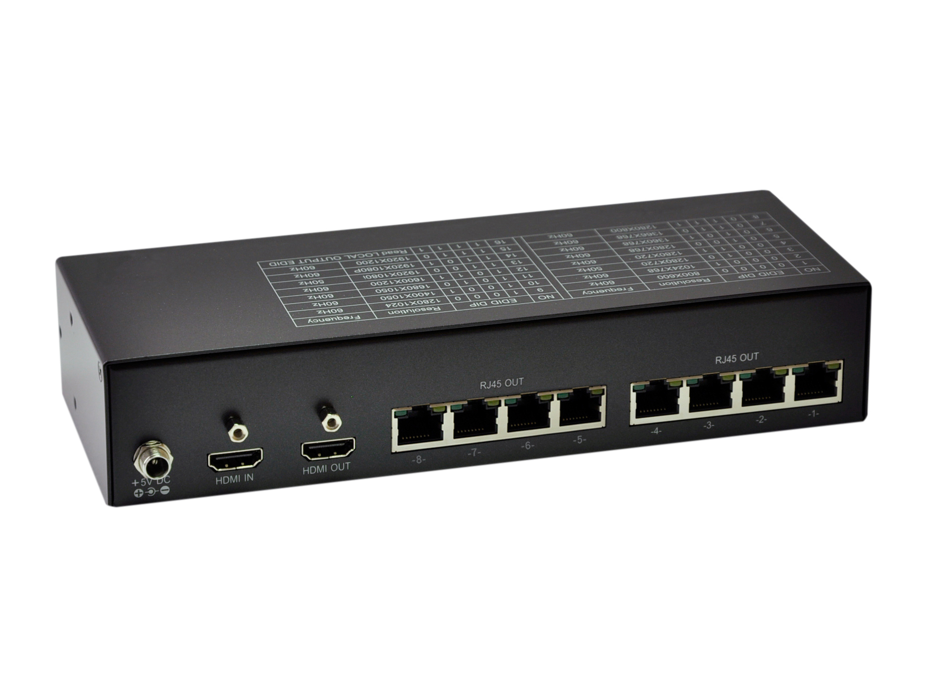 LevelOne HVE-9118T AV forlænger AV sender Sort