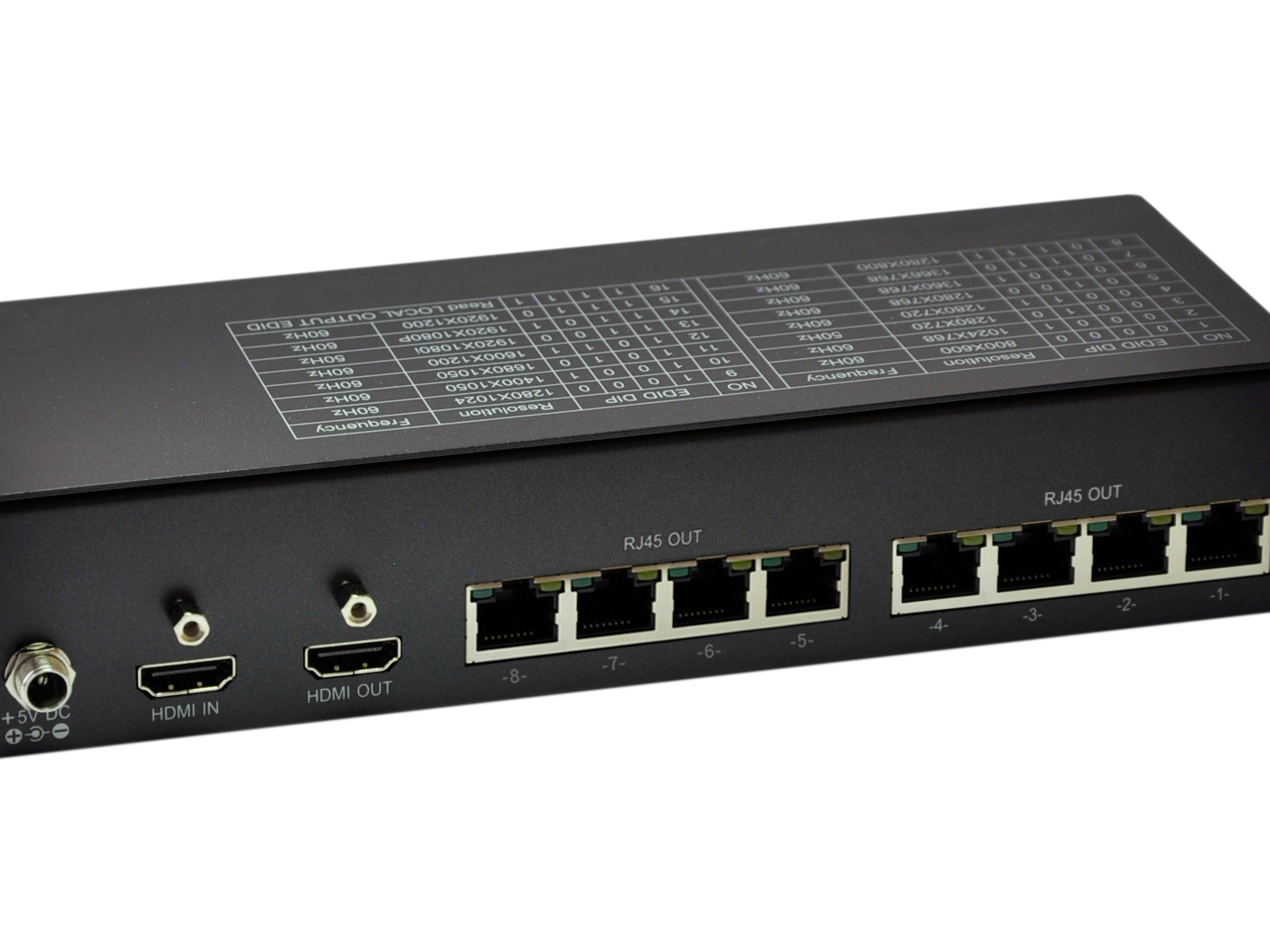 LevelOne HVE-9118T AV forlænger AV sender Sort