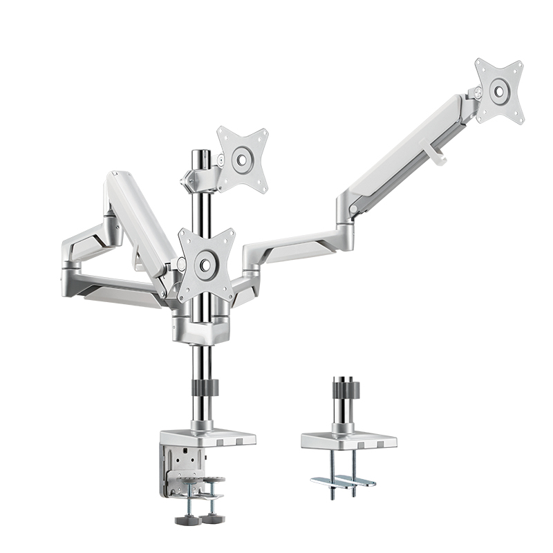 LogiLink BP0090 skærmbeslag og -stativer 68,6 cm (27") Skrivebord Sølv