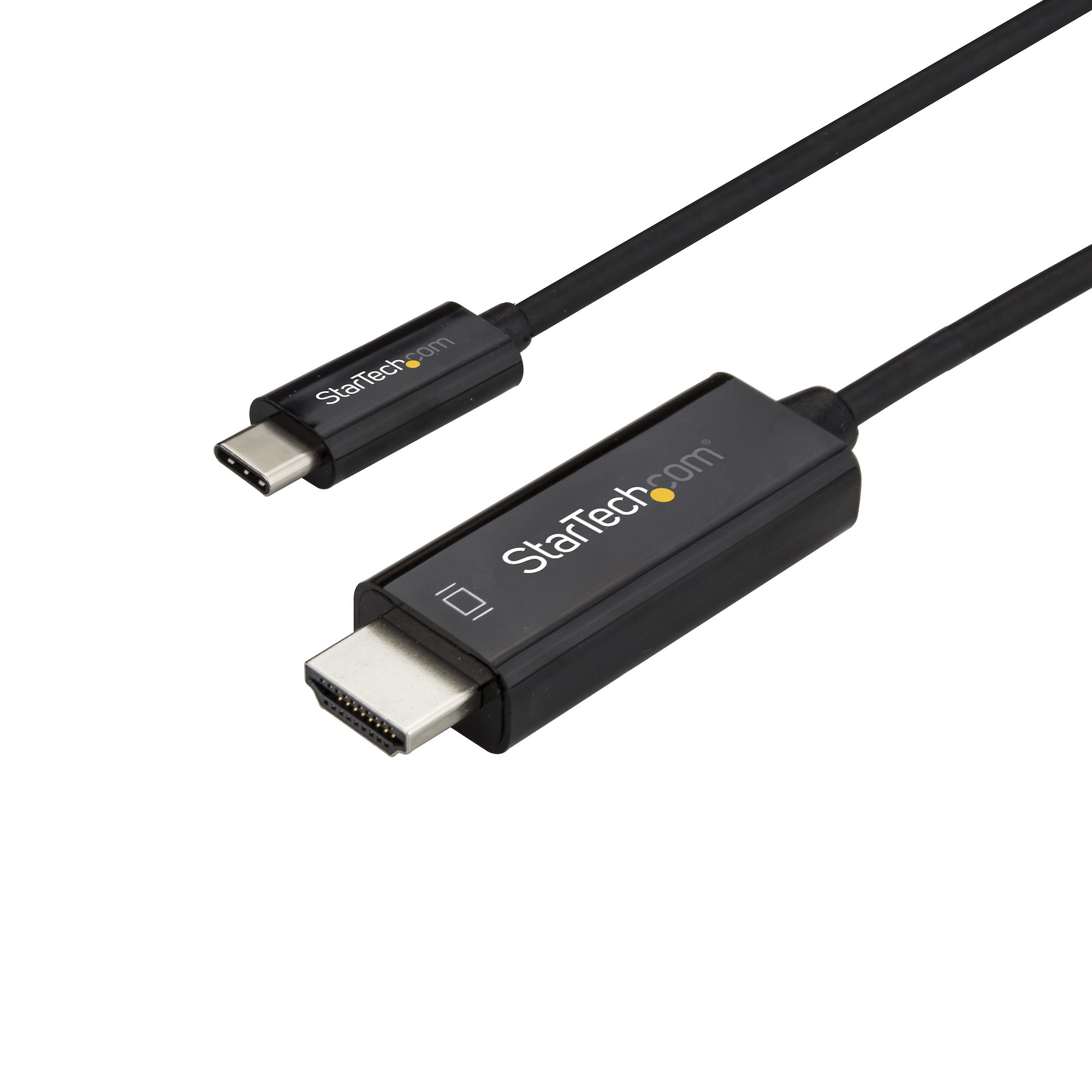 StarTech.com CDP2HD3MBNL videokabel adapter 3 m USB Type-C HDMI Sort