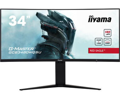 iiyama G-MASTER GCB3480WQSU-B1 computerskærm 86,4 cm (34") 3440 x 1440 pixel UltraWide Quad HD LCD Sort