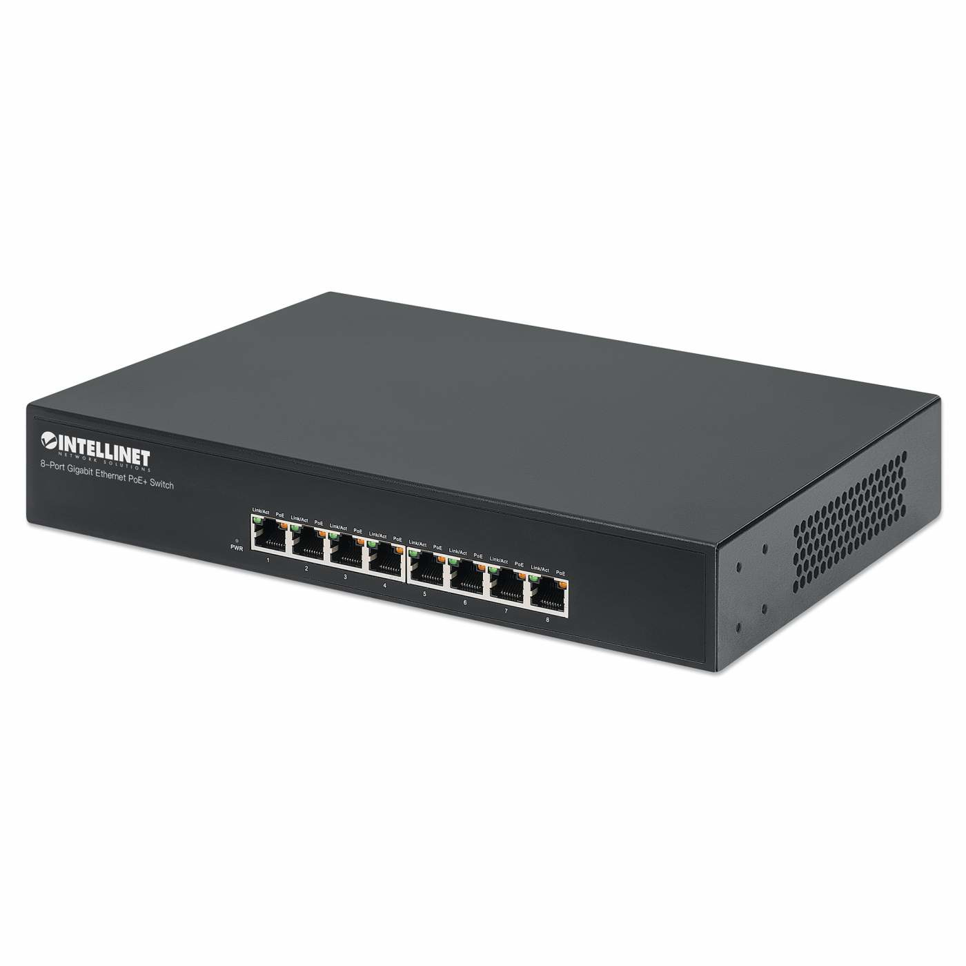 Intellinet 560641 netværksswitch Gigabit Ethernet (10/100/1000) Strøm over Ethernet (PoE) Sort
