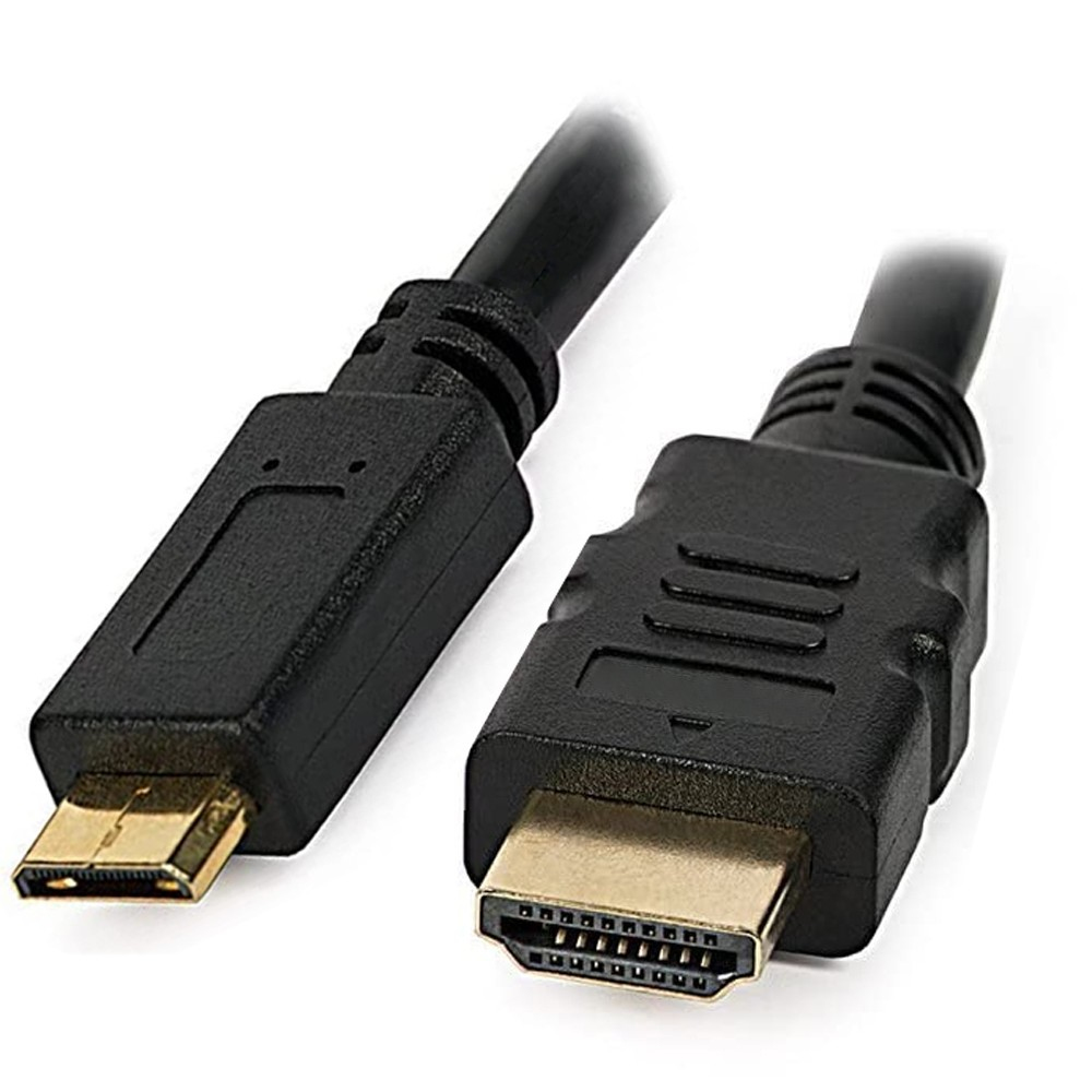 Techly 1.8m HDMI HDMI-kabel 1,8 m HDMI Type A (Standard) HDMI Type C (Mini) Sort