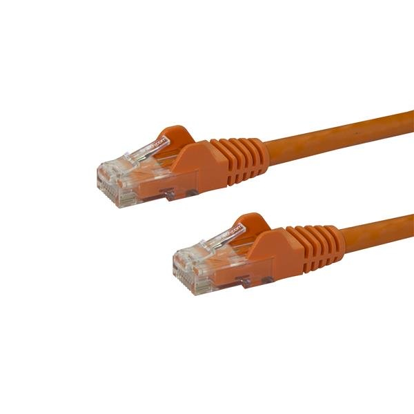 StarTech.com N6PATC50CMOR netværkskabel Orange 0,5 m Cat6 U/UTP (UTP)