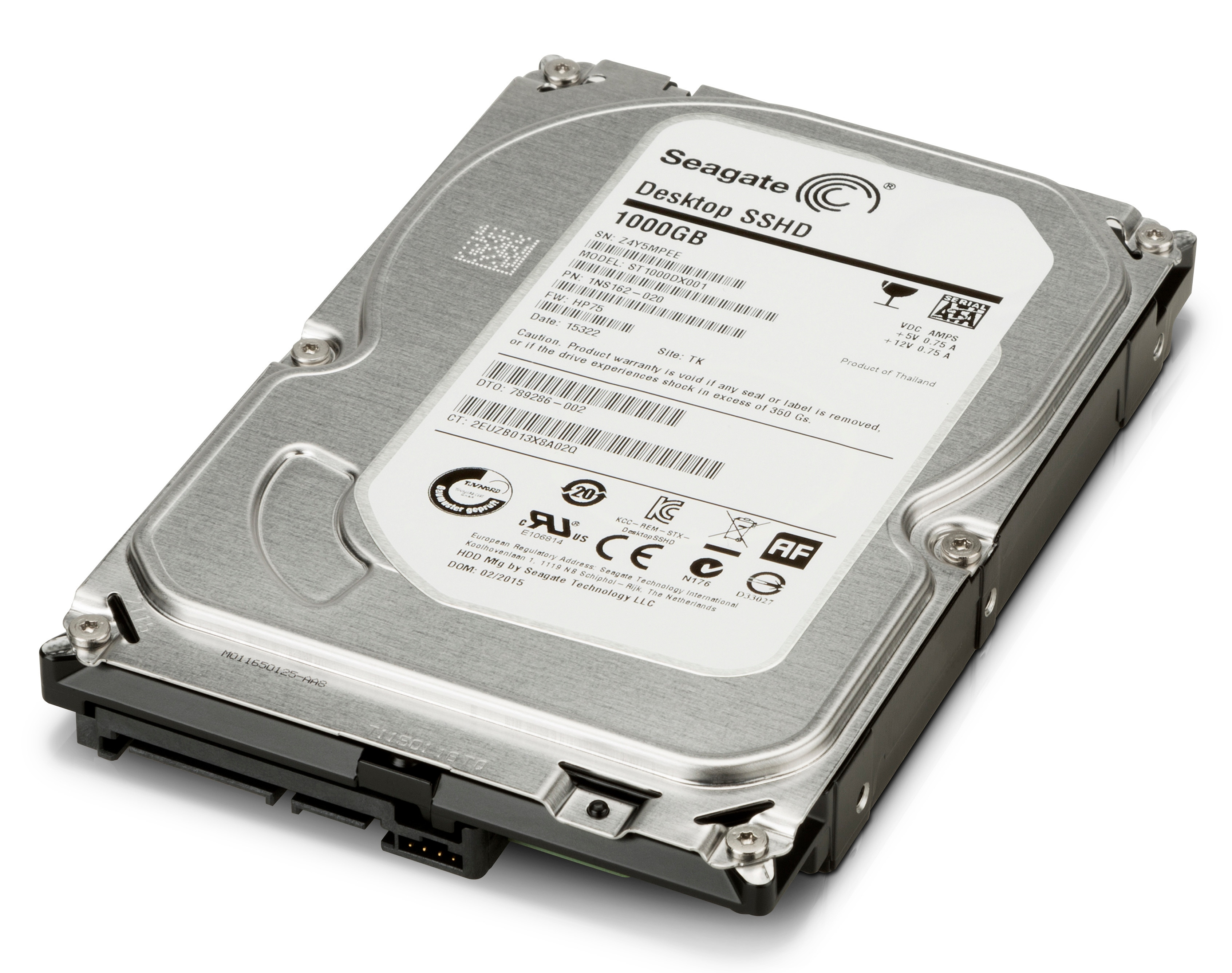 HP 1TB 7.2k SATA 6Gb/s harddisk 1,02 TB 7200 rpm 3.5"