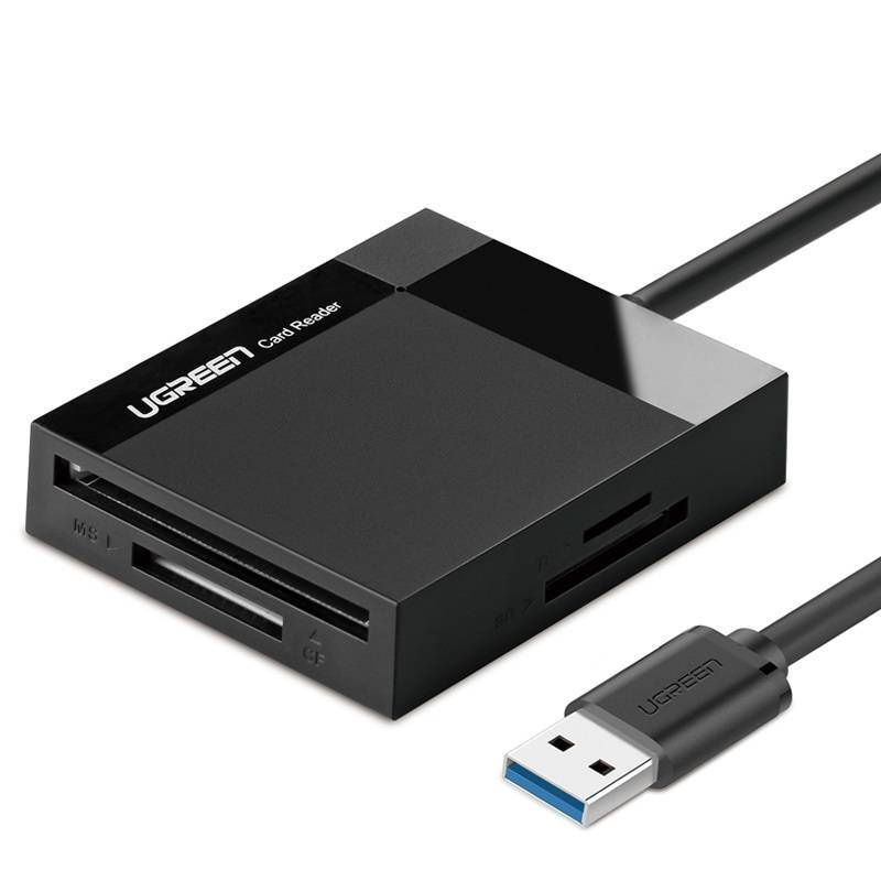 Ugreen CR125 kortlæser USB 3.1 Sort