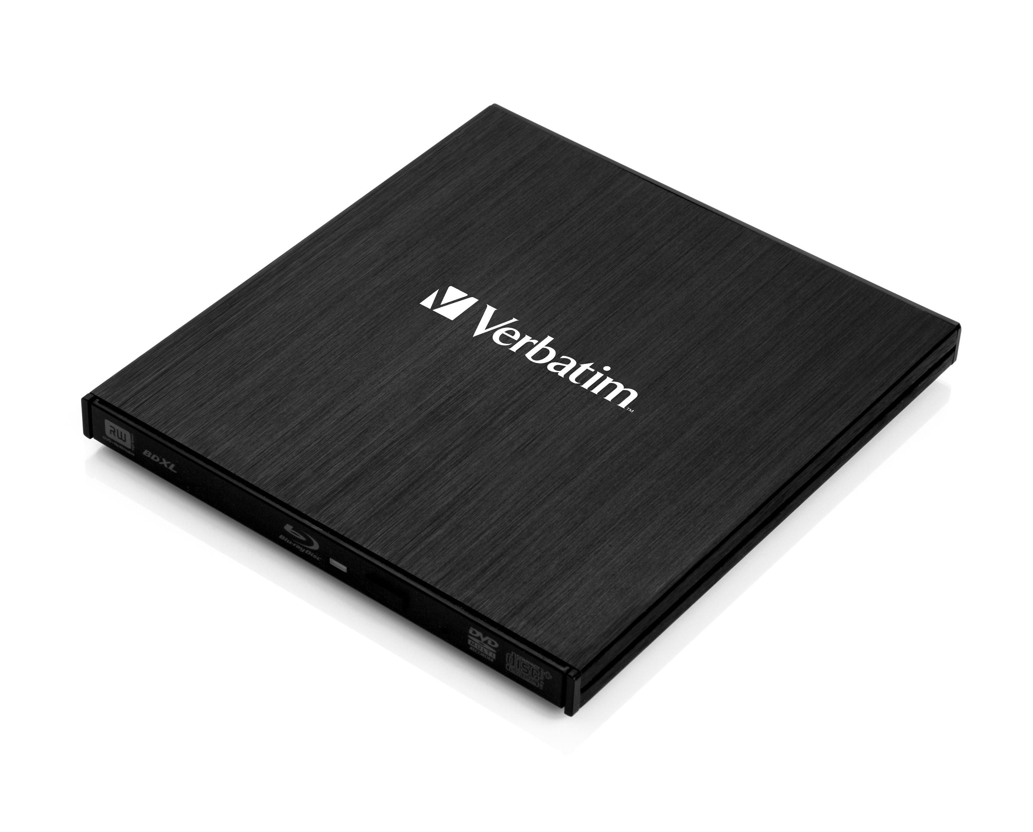 Verbatim External Slimline optisk diskdrev Blu-Ray RW Sort