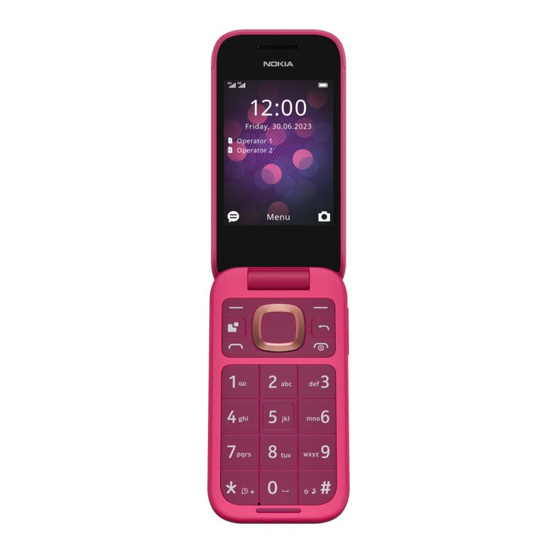 HMD Nokia 2660 Flip 7,11 cm (2.8") 123 g Lyserød Feature telefon