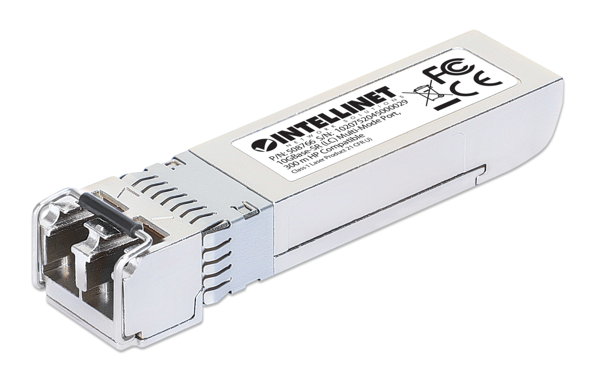 Intellinet 508766 modul til netværksmodtager Fiberoptisk 10000 Mbit/s SFP+ 850 nm