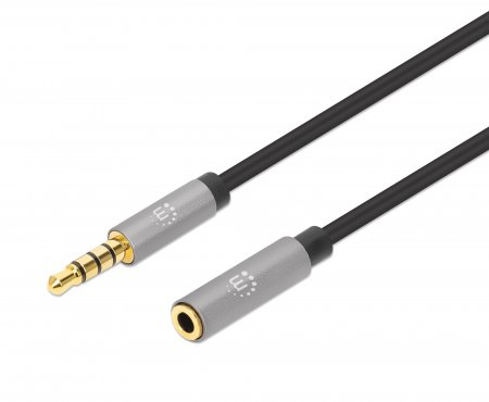 Manhattan 356053 lydkabel 5 m 3.5mm Sort