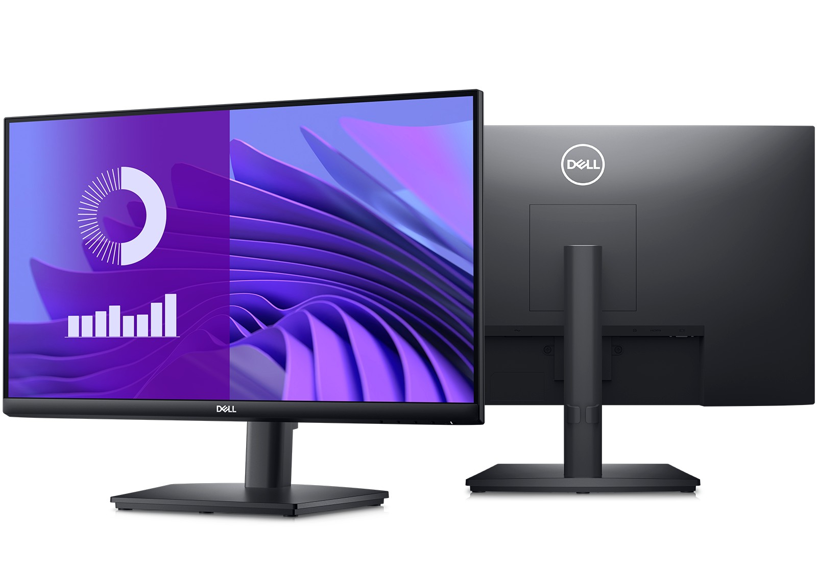 DELL E Series E2425HS computerskærm 60,5 cm (23.8") 1920 x 1080 pixel Fuld HD LCD Sort