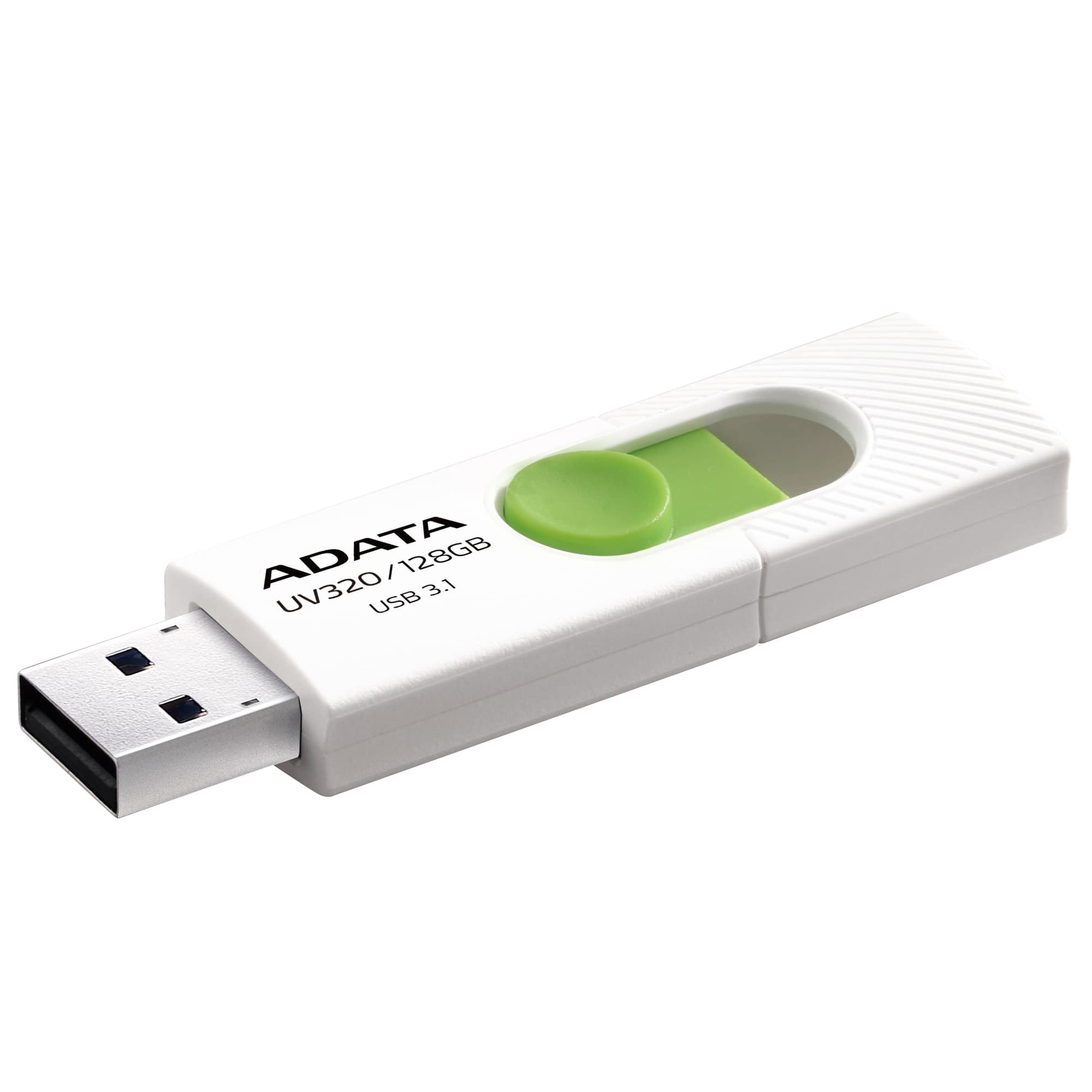 ADATA UV320 USB-nøgle 128 GB USB Type-A 3.2 Gen 1 (3.1 Gen 1) Grøn, Hvid