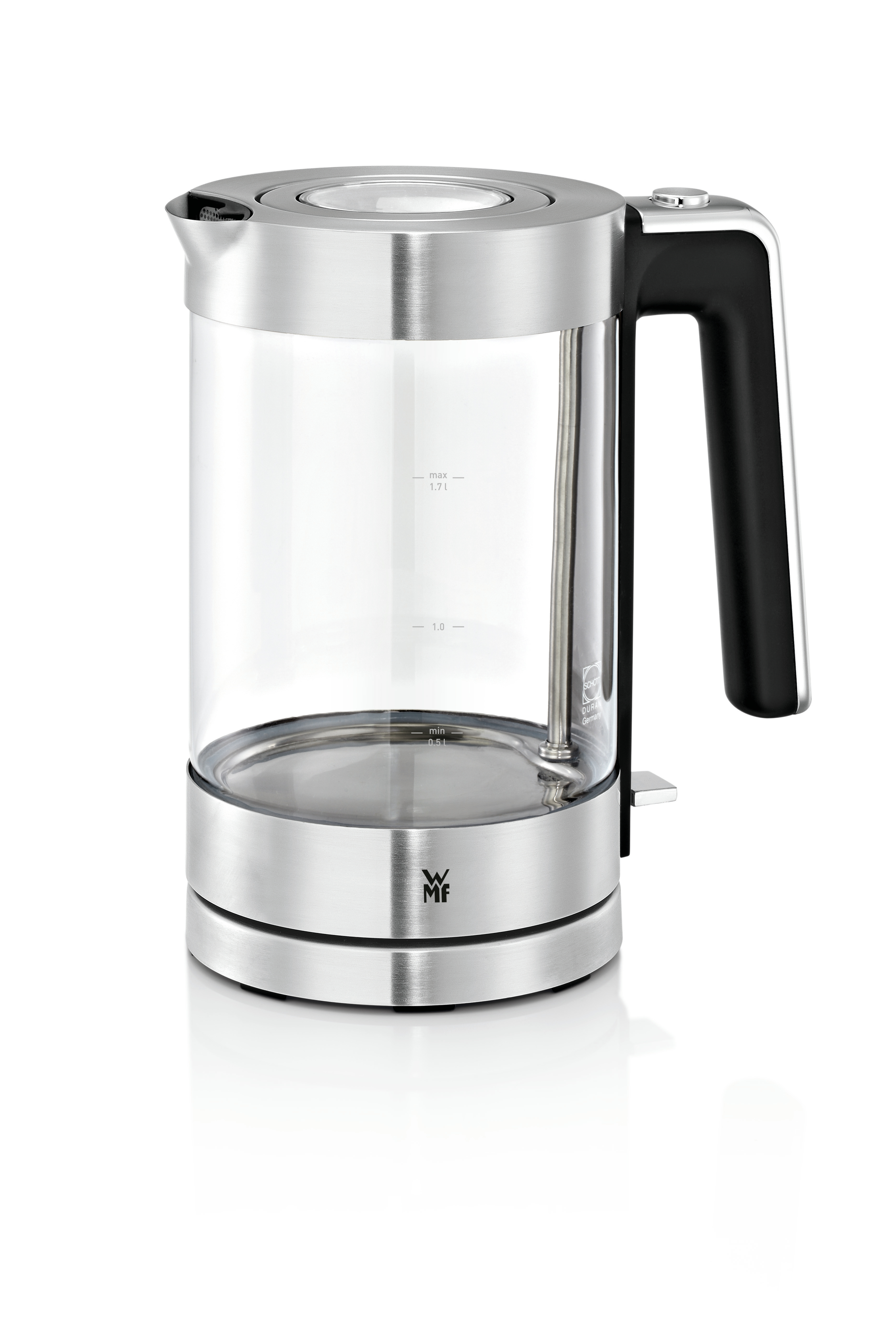 WMF Lono 0413150011 elkedel 1,7 L 3000 W Krom, Transparent