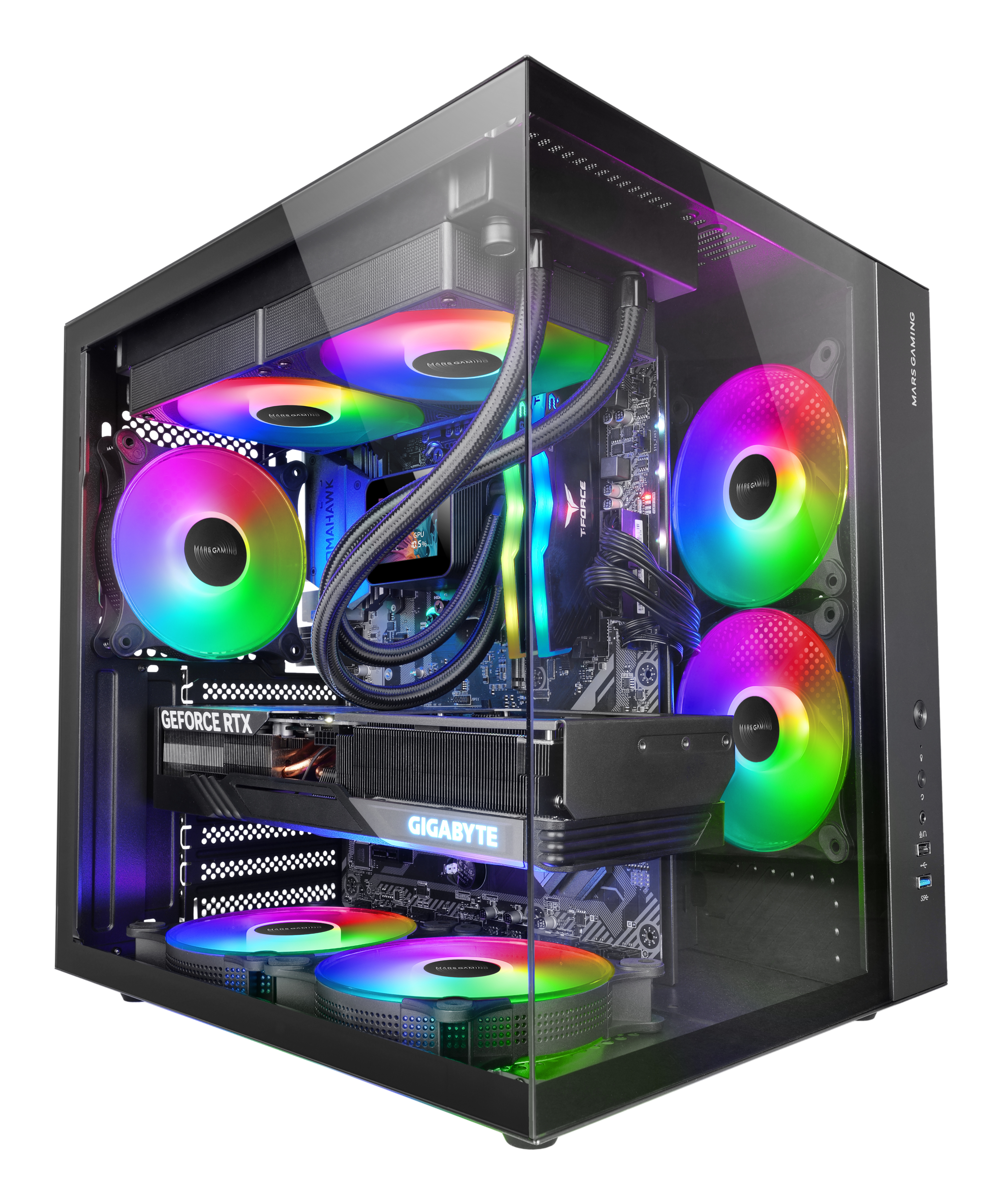 Mars Gaming MCV-ONE Midi Tower Sort