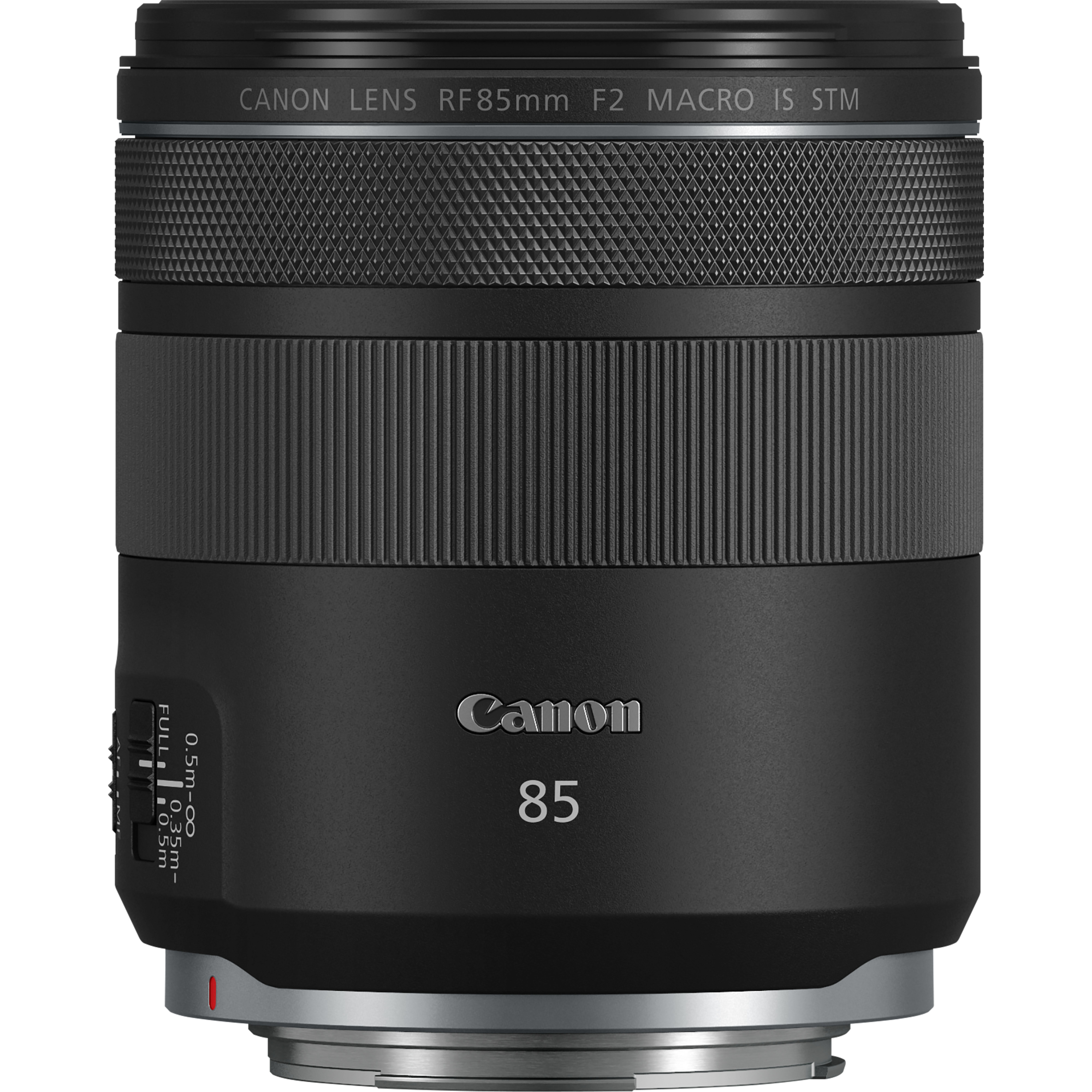 Canon RF 85 mm f2.0 Makro IS STM MILC Makrolinse Sort