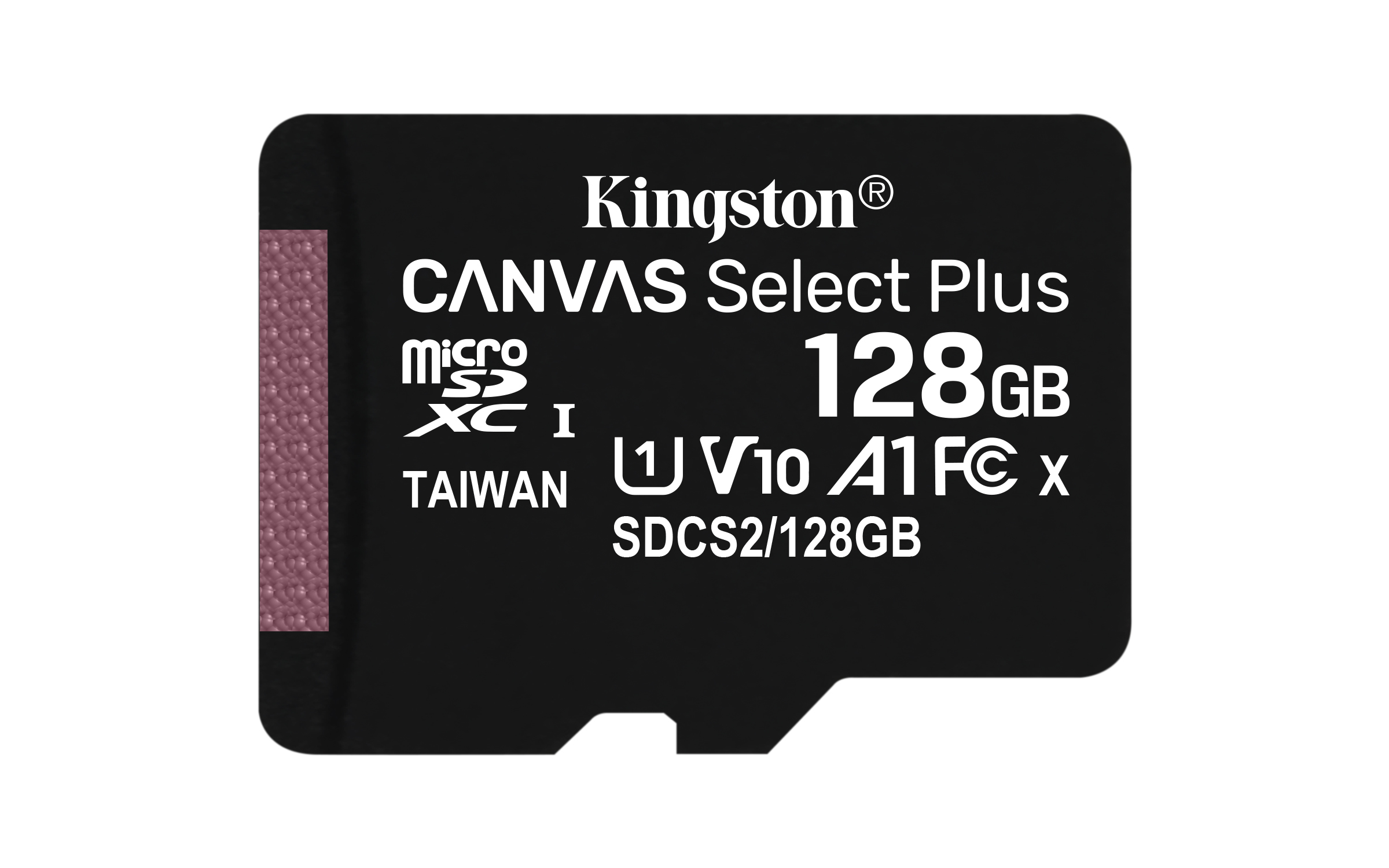 Kingston Technology 128 GB micSDXC Canvas Select Plus 100R A1 C10, enkelt pakke uden ADP