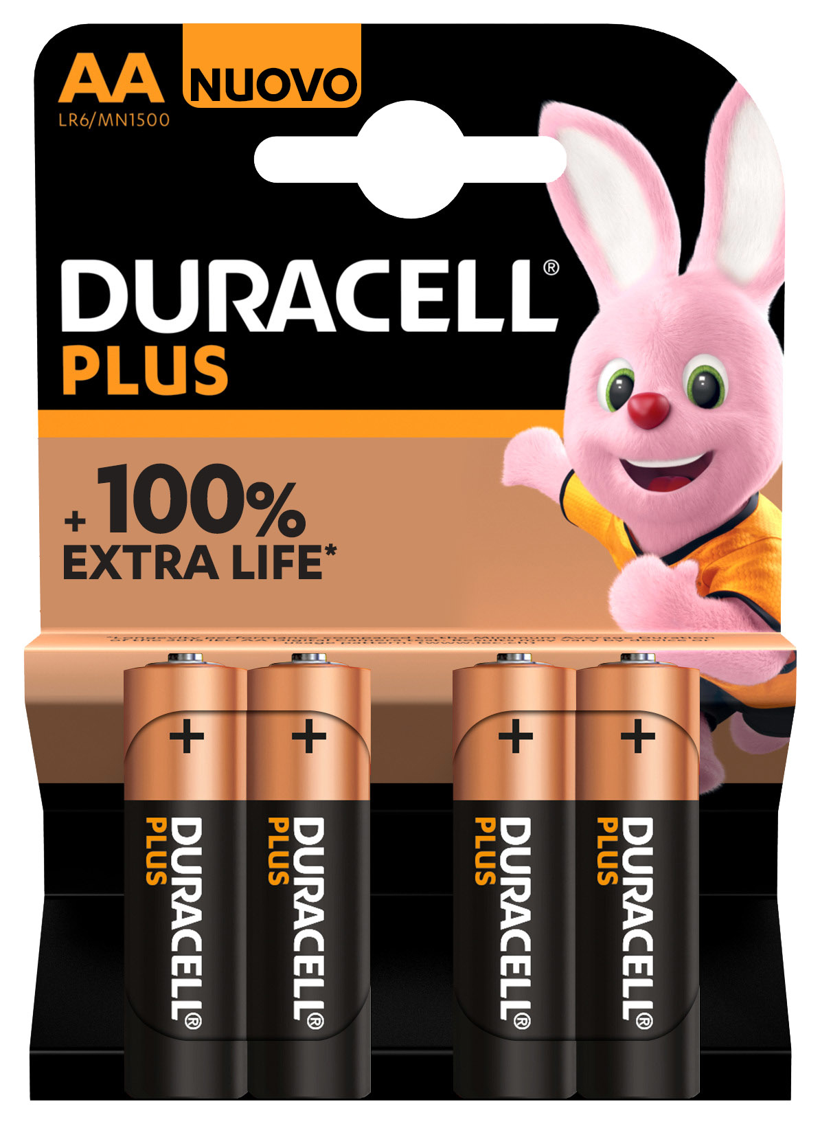 Duracell Plus 100 Engangsbatteri AA Alkaline