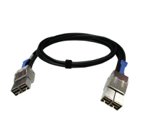 QNAP CAB-PCIE10M-8644-8X Serial Attached SCSI (SAS)-kabel 1 m Sort