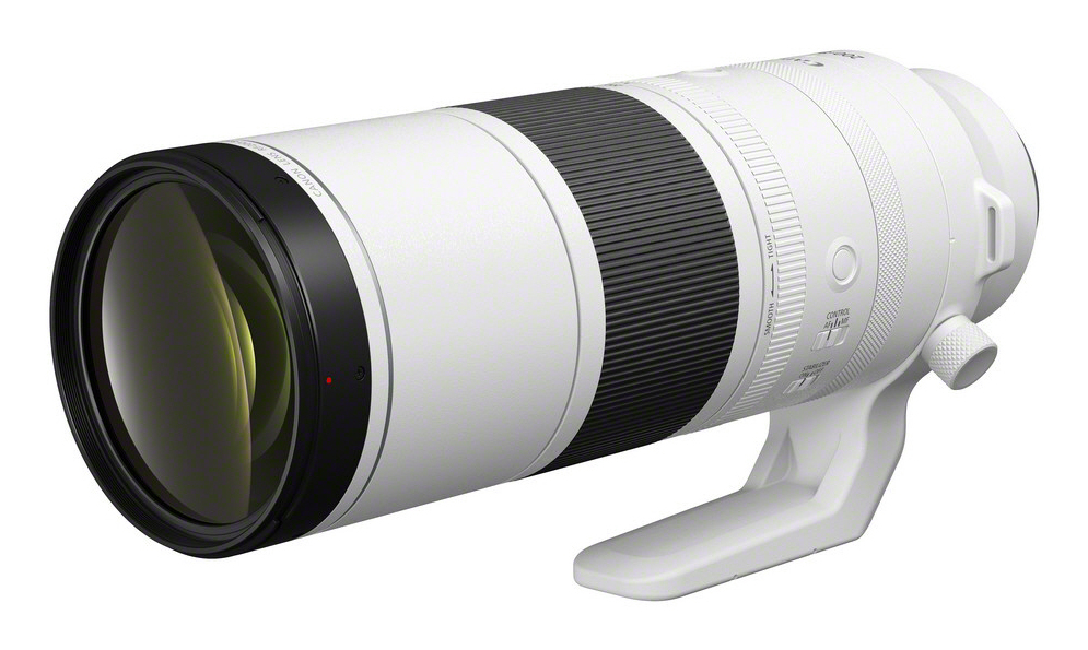 Canon RF 200-800 mm F6.3-9 IS USM MILC Telefoto zoomobjektiv Sort, Hvid