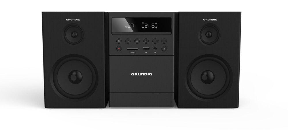 Grundig MS 300 Home audio micro system 40 W Sort