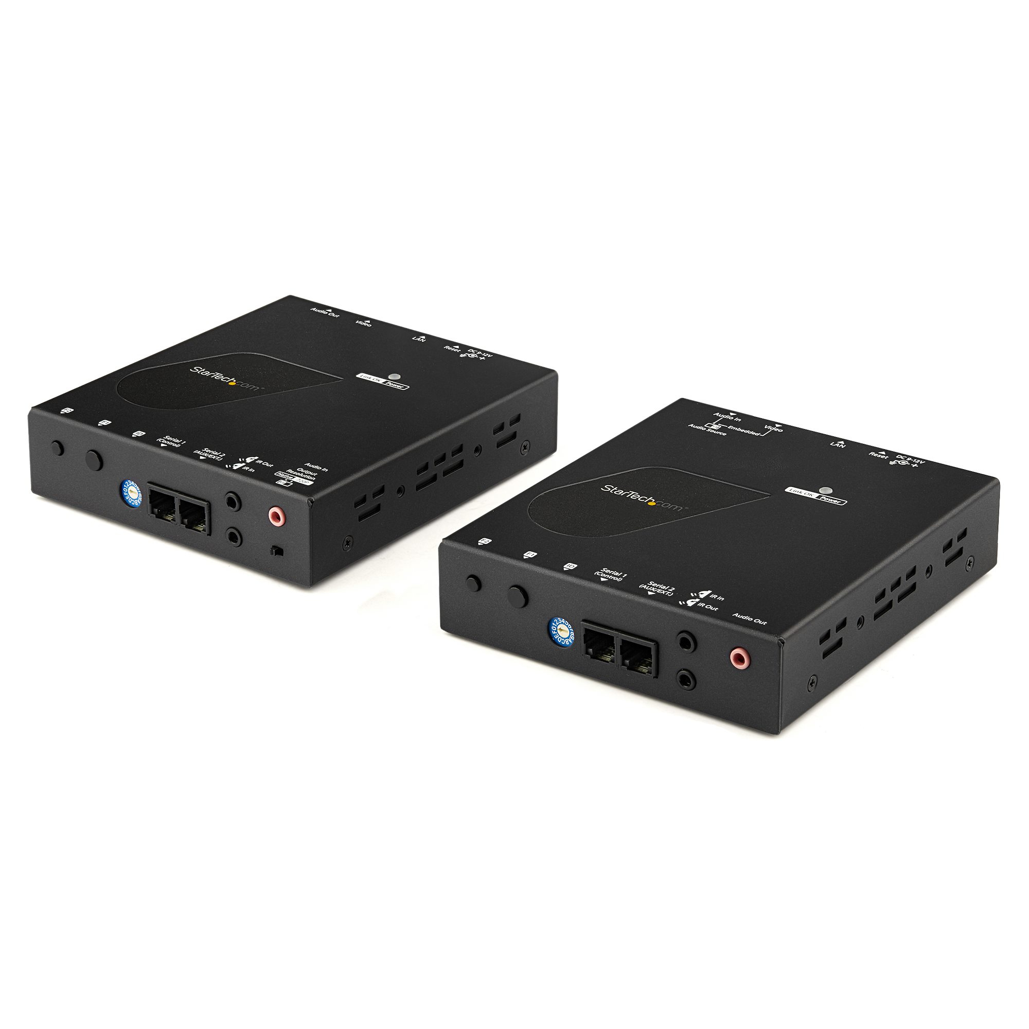 StarTech.com ST12MHDLAN2K AV forlænger AV sender & modtager Sort
