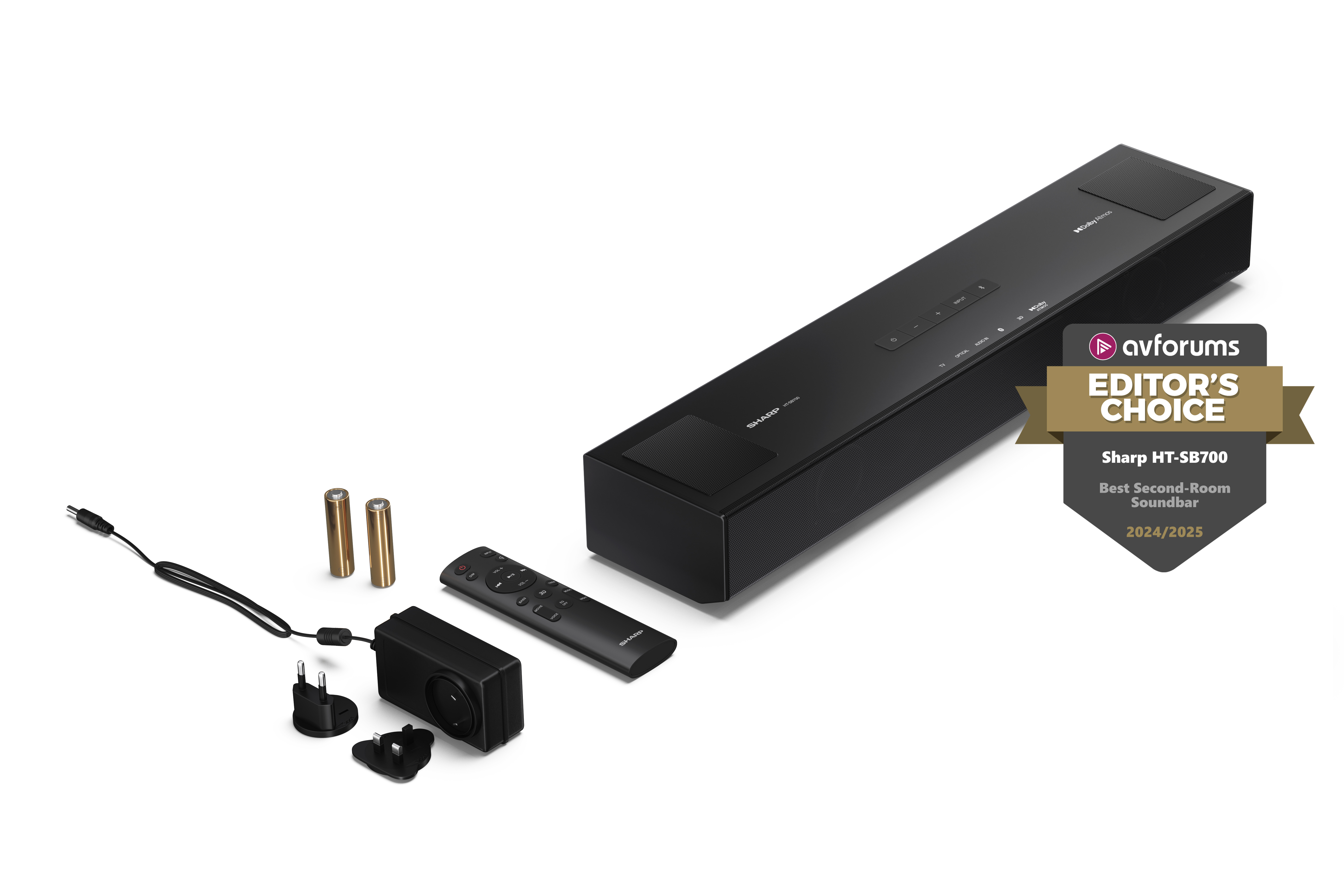 Sharp HT-SB700 SoundBar højttaler Sort 2.0.2 kanaler 140 W