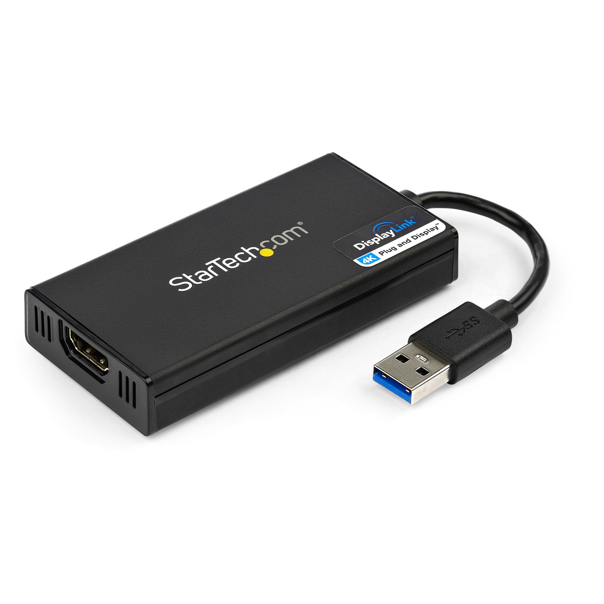 StarTech.com USB32HD4K USB grafisk adapter 3840 x 2160 pixel Sort