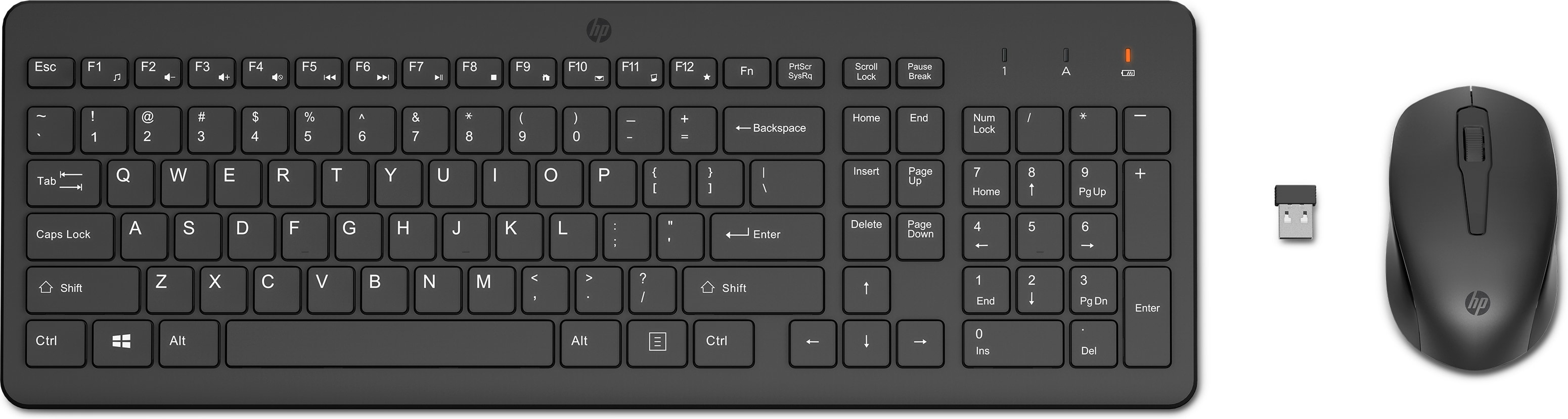 HP 330 kombination af trådløs mus og tastatur