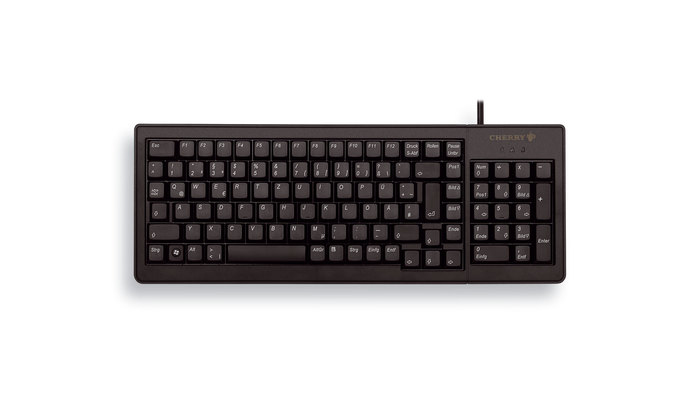 CHERRY XS Complete tastatur Universel USB QWERTZ Tysk Sort