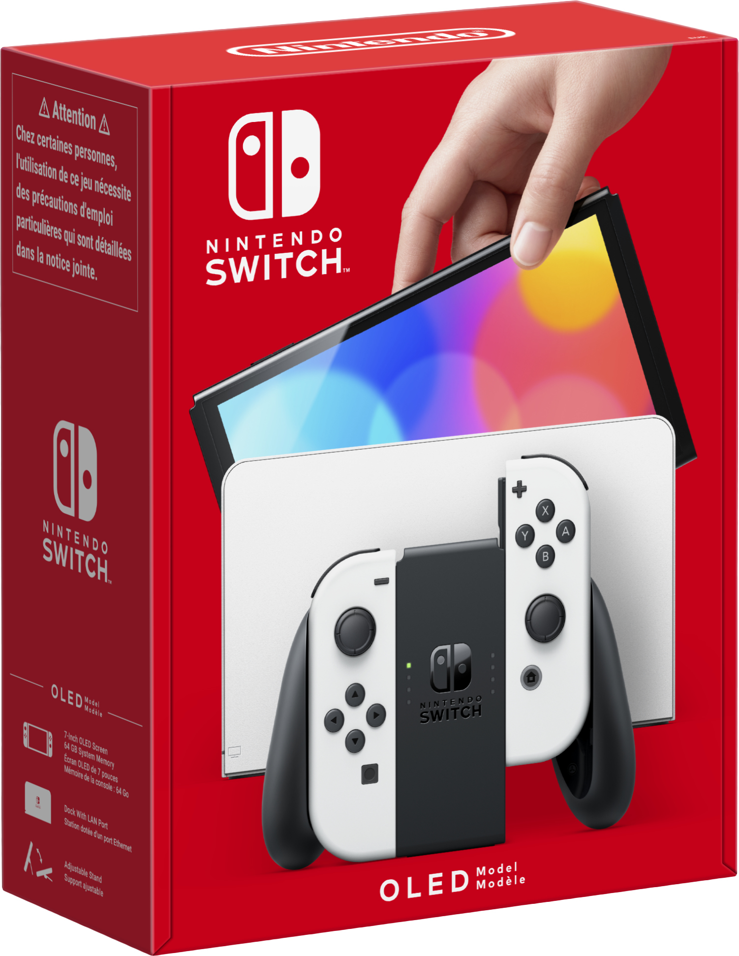 Nintendo Switch OLED bærbar spilkonsol 17,8 cm (7") 64 GB Berøringsskærm Wi-Fi Hvid