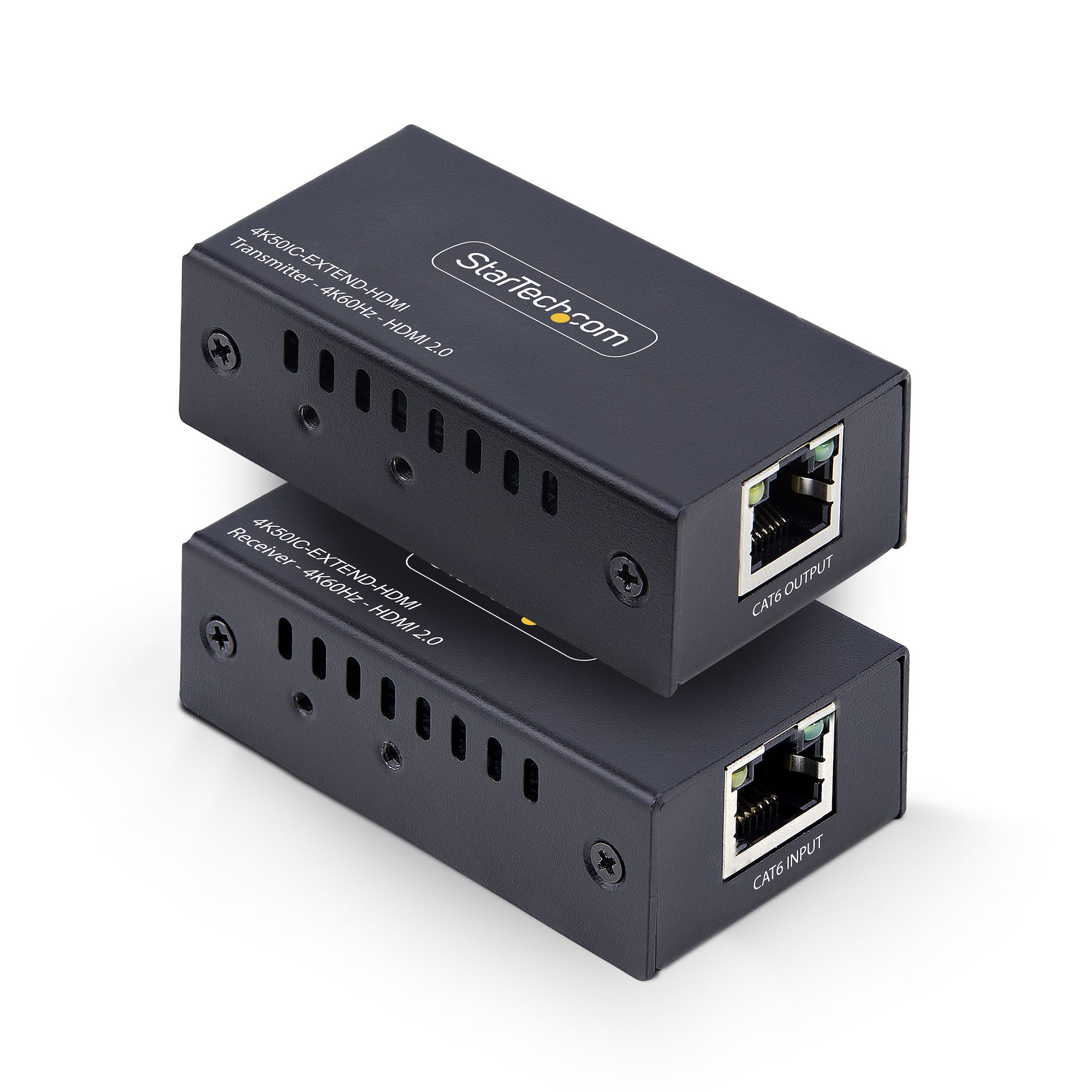 StarTech.com 4K50IC-EXTEND-HDMI AV forlænger AV sender & modtager Sort