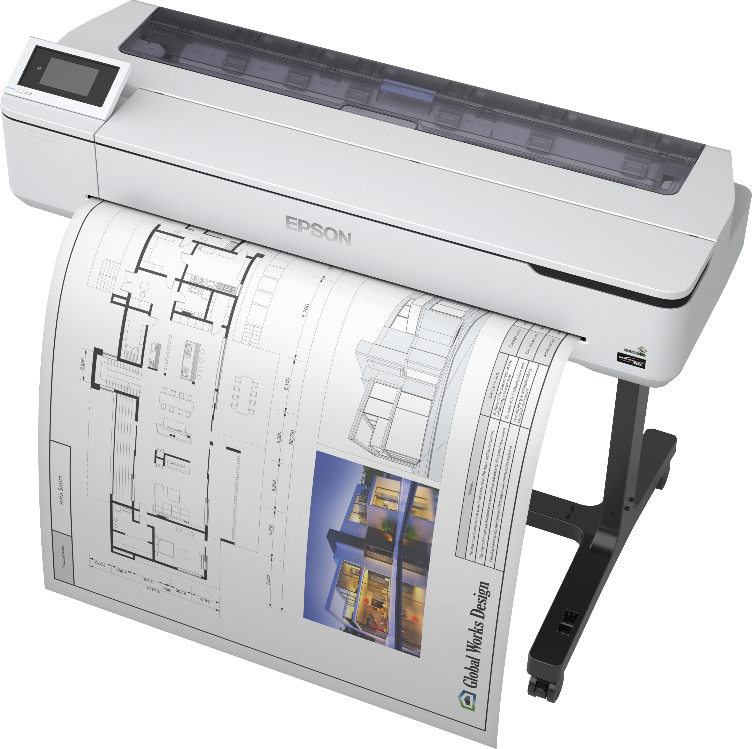 Epson SureColor SC-T5100 storformat printer Wi-Fi Inkjet Farve 2400 x 1200 dpi A0 (841 x 1189 mm) Ethernet LAN