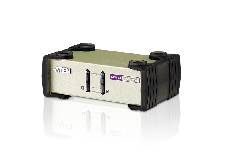 ATEN CS82U-AT KVM Switch Lys grå