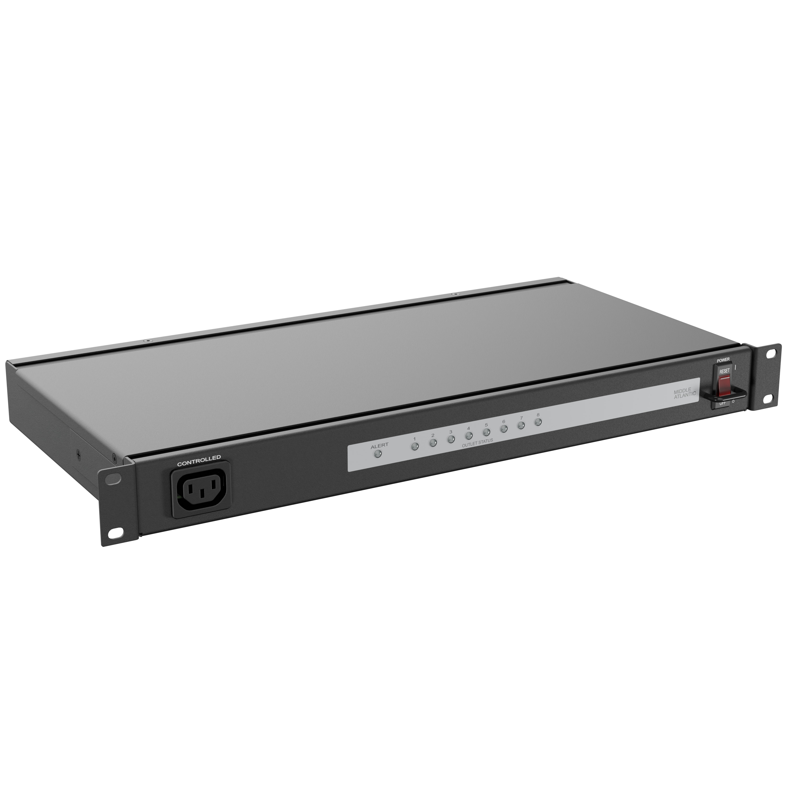 Middle Atlantic RLNK-910R-IEC-NS strømforsyningsenhed (PDU) 9 AC stikkontakt(er) Sort