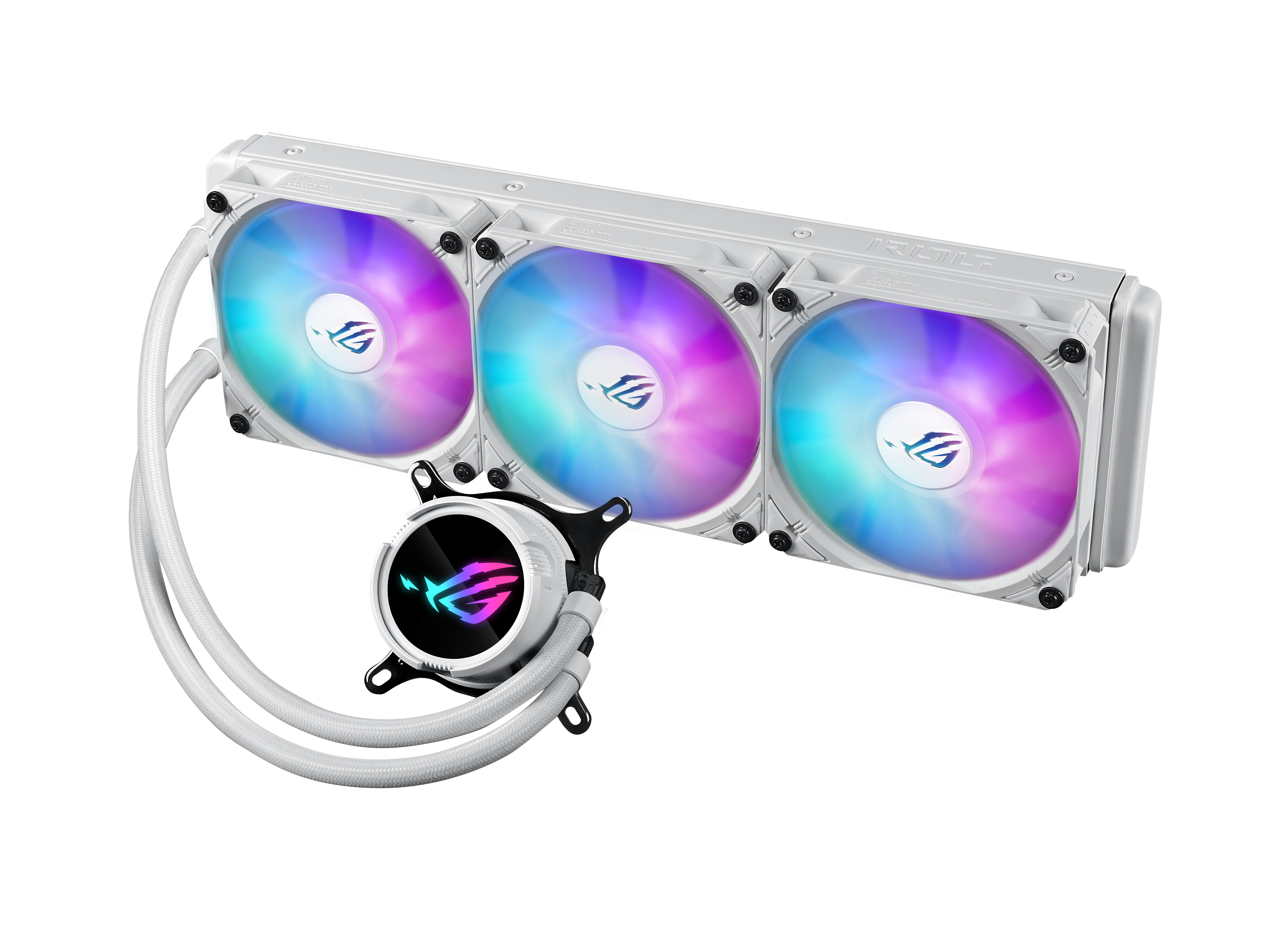ASUS ROG Strix LC III 360 ARGB White Edition Processor Væskekølingssæt 12 cm Hvid
