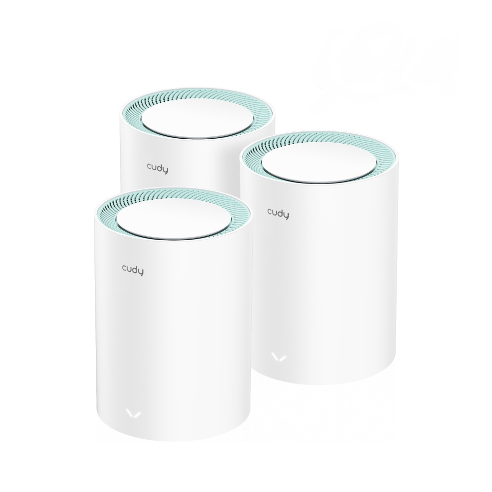 Cudy M1300 3-PACK mesh Wi-Fi-system Dual-band (2,4 GHz / 5 GHz) Wi-Fi 5 (802.11ac) Hvid 2 Intern